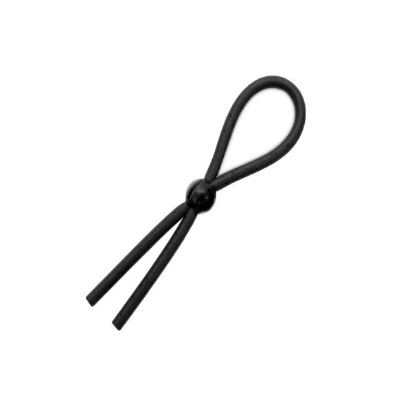 SILICONE COCK TIE BLACK