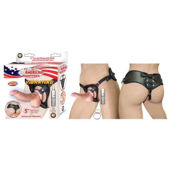 ALL AMERICAN WHOPPERS VIBRATING 5 INCH DONG