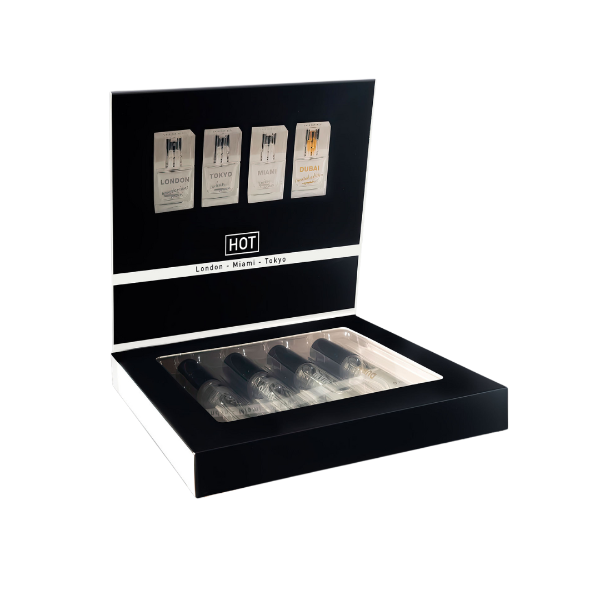 HOT PHEROMONE MENS PURFUME SAMPLER BOX