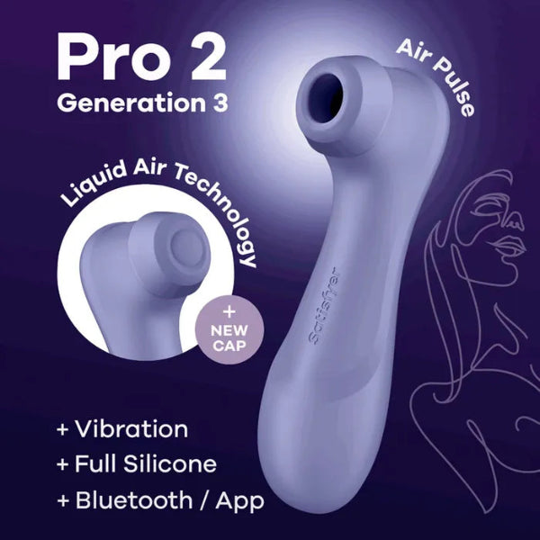 SATISFYER PRO 2 GEN 3 APP CONTROL LILAC