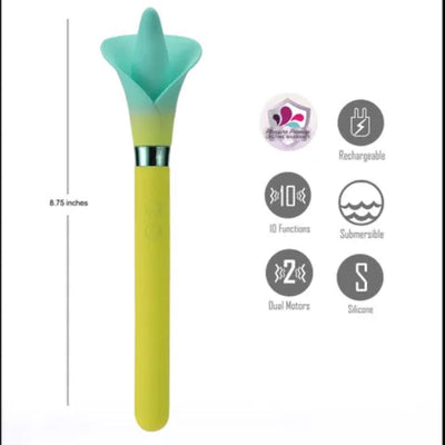 MAIA VALA FLOWER VIBRATOR YELLOW