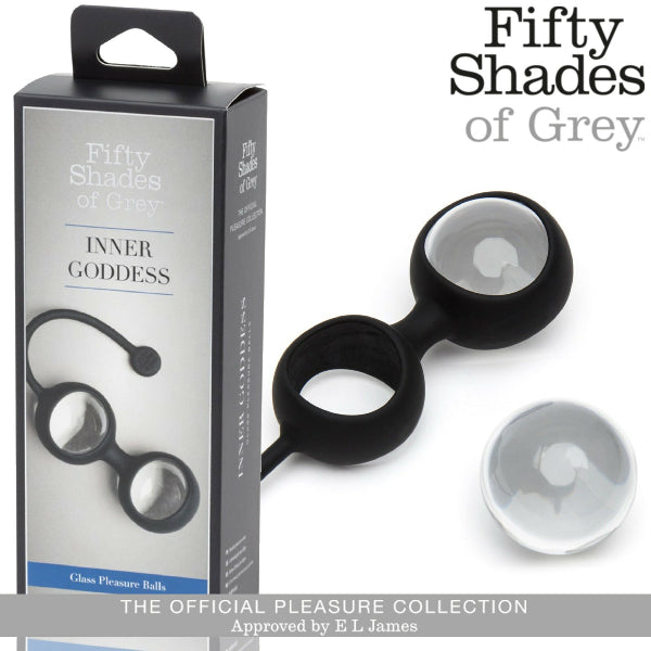 FIFTY SHADES OF GREY GLASS PLEASURE BALLS