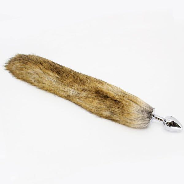 LOVE IN LEATHER FOXTAIL NATURAL BROWN