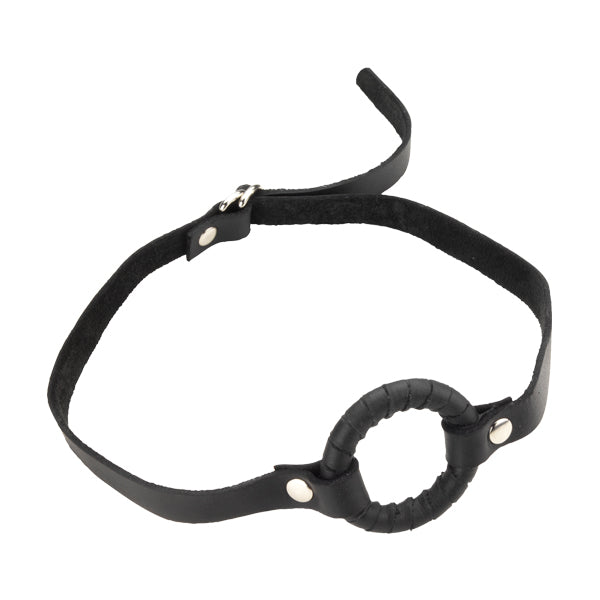 SPARTICUS O-RING GAG OPEN MOUTH BLACK