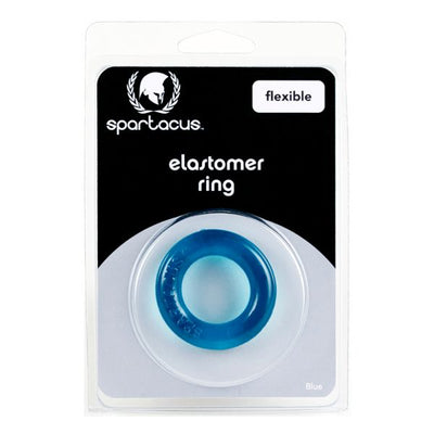 RELAXED FIT ELASTOMER COCK RING BLUE