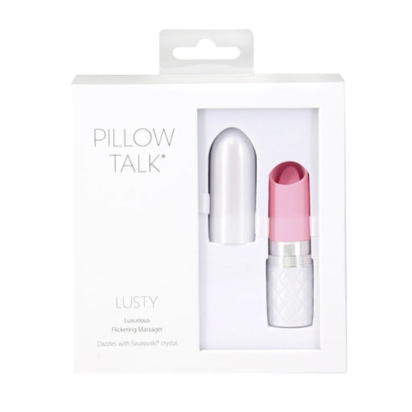 PILLOW TALK LUSTY FLICKERING STIMULATOR PINK