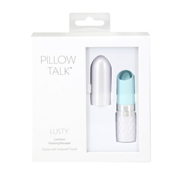 PILLOW TALK LUSTY FLICKERING STIMULATOR TEAL