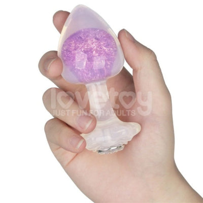 GEMORIA TRANSLUSCENT PURPLE BUTT PLUG