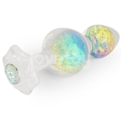 GEMORIA TRANSLUSCENT RAINBOW BUTT PLUG