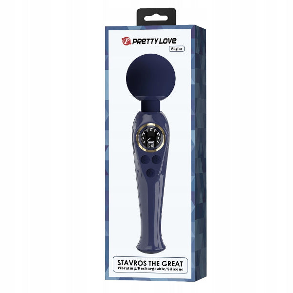 PRETTY LOVE SKYLER BLUE MASSAGER WITH LED DISPLAY