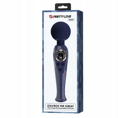 PRETTY LOVE SKYLER BLUE MASSAGER WITH LED DISPLAY