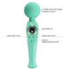 PRETTY LOVE SKYLER GREEN MASSAGER WITH LED DISPLAY