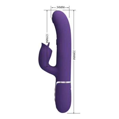 PARTY UP ALAN DUAL MOTOR VIBRATOR PURPLE