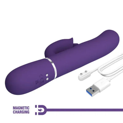 PARTY UP ALAN DUAL MOTOR VIBRATOR PURPLE