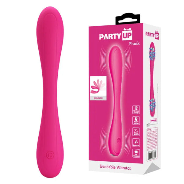 PARTY UP FRANK BENDABLE VIBRATOR PINK