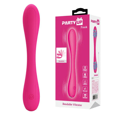 PARTY UP FRANK BENDABLE VIBRATOR PINK
