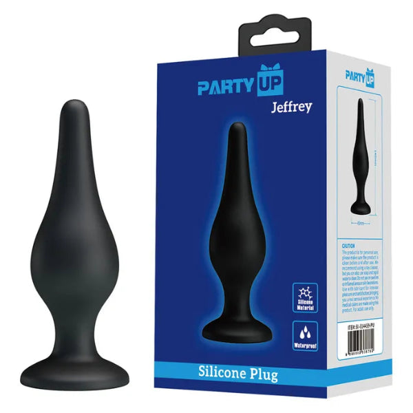 PARTY UP JEFFORY SMALL BUTT PLUG BLACK