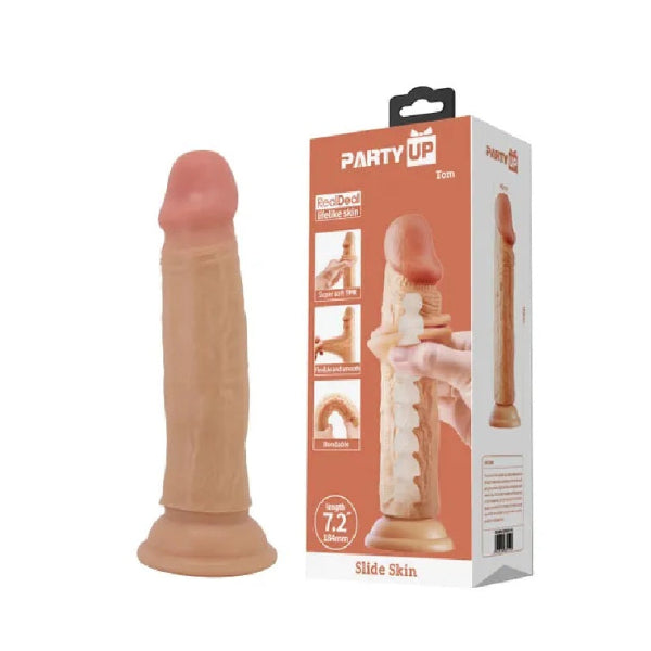PARTY UP TOM DUEL DENSITY DONG FLESH 7.2 INCH