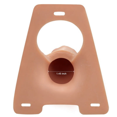 LOVETOY HOLLOW BIG 8.5 INCH STRAP ON FLESH