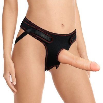INGEN EASY STRAP ON SET 7.5 INCH FLESH