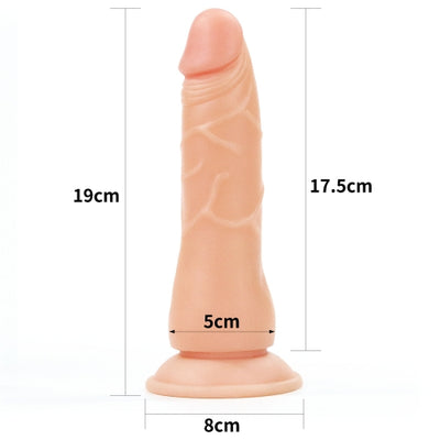 INGEN EASY STRAP ON SET 7.5 INCH FLESH