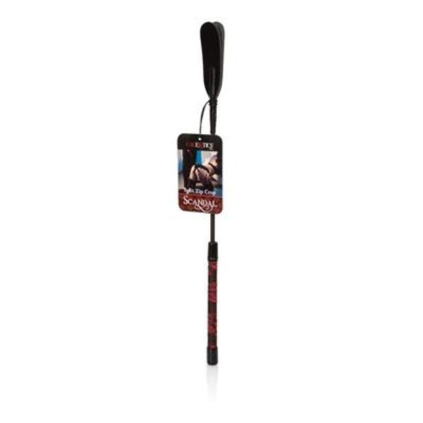 CALEX SCANDAL RIDING CROP NARROW TIP RED & BLACK