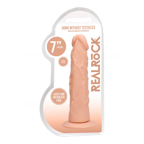 REAL ROCK 7 INCH DILDO FLESH