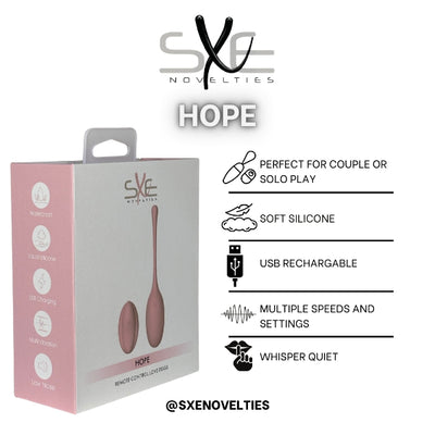 SXE HOPE REMOTE CONTROL LOVE EGG PINK