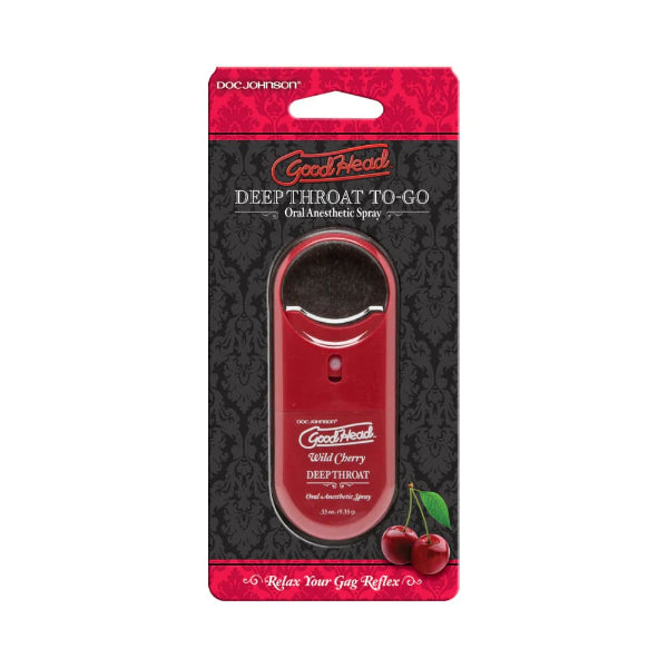 GOOD HEAD DEEP THROAT TO-GO WILD CHERRY