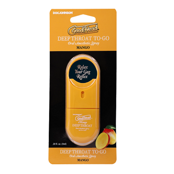 GOODHEAD DEEP THROAT TO GO MANGO 9ML
