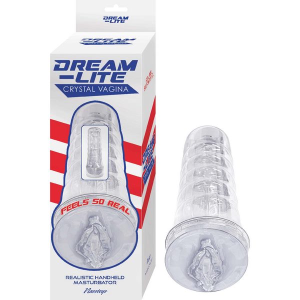 DEREAM LITE CRYSTAL VAGINA MASURBATOR CLEAR