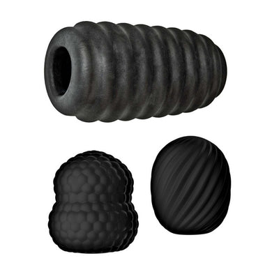 DELITE POCKET MASTURBATOR KIT BLACK