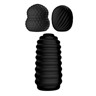 DELITE POCKET MASTURBATOR KIT BLACK