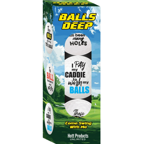 BALLS DEEP GOLF BALL 3PK