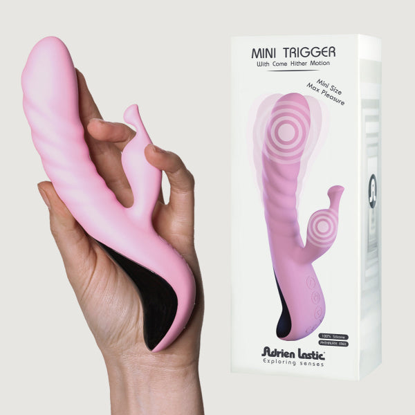 ADRIEN LASTIC MINI TRIGGER VIBRATOR PURPLE