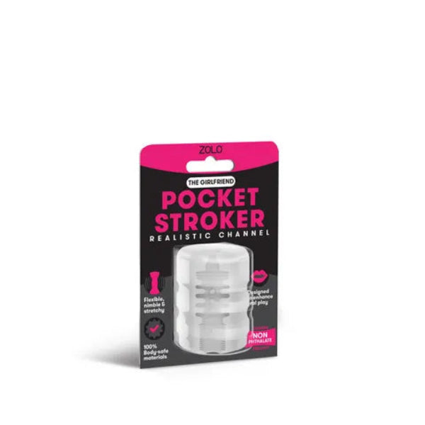 ZOLO THE GIRLFRIEND POCKET STROKER CLEAR