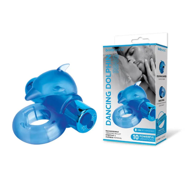 BODYWAND RECHARGEBLE DANCING DOLPHIN RING BLUE
