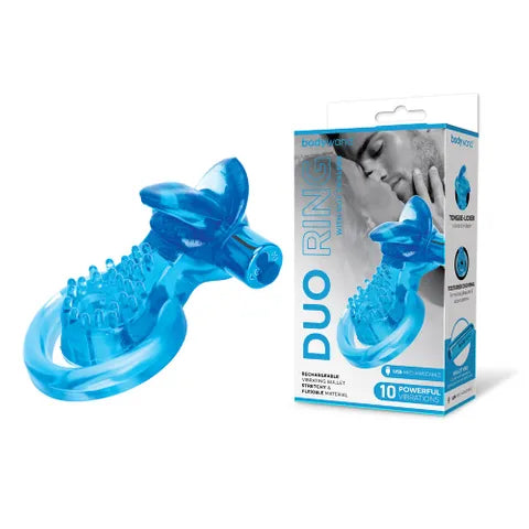 BODYWAND RECHARGEBLE DUO RING BLUE