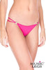 MUSIC LEGS O-RING WITH BACK BOW PANTY LIGHT PINK