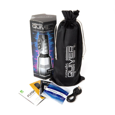 FLESHLIGHT QUIVER WARMING VIBRATING PINK MASTURBATOR