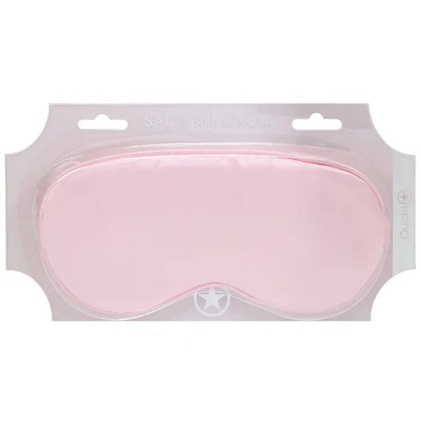 OUCH SATIN BLINDFOLD POWDER PINK