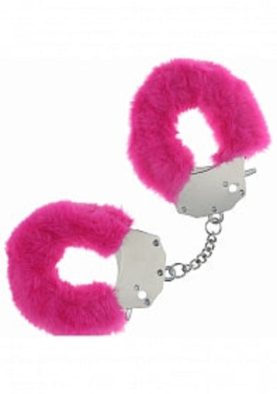 OUCH FLUFFY CUFFS HOT PINK
