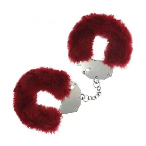 OUCH FLUFFY CUFFS BURGUNDY
