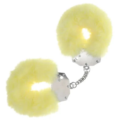 OUCH FLUFFY CUFFS YELLOW
