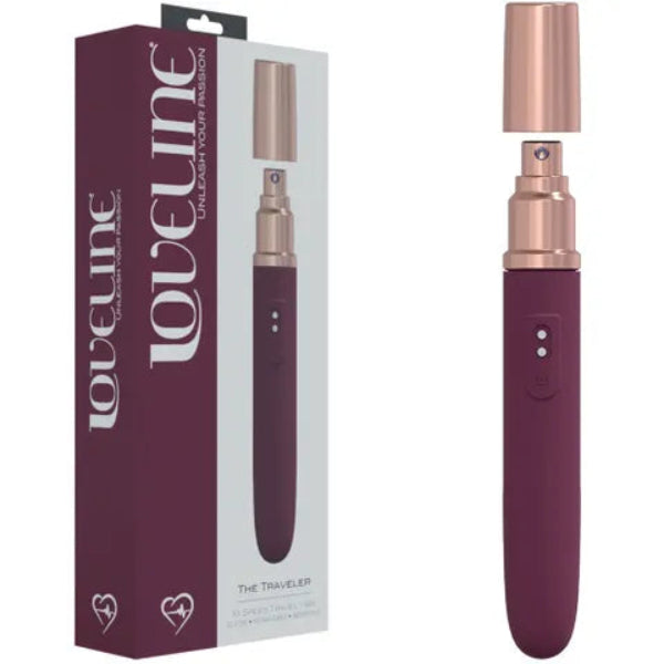 LOVELINE THE TRAVELER VIBE RECHARGEABLE BURGUNDY