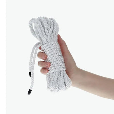 OUCH 10M BONDAGE ROPE SILVER