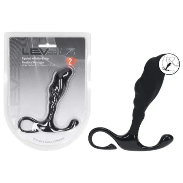 LEVELZ RIPPLED W/ HARD LOOP PROSTATE MASSAGER