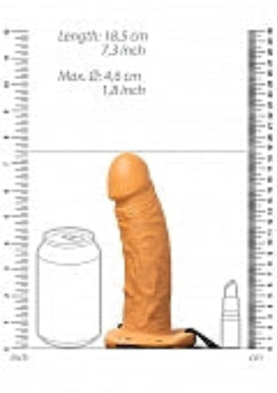 REAL ROCK HOLLOW STRAP ON 6 INCH TAN