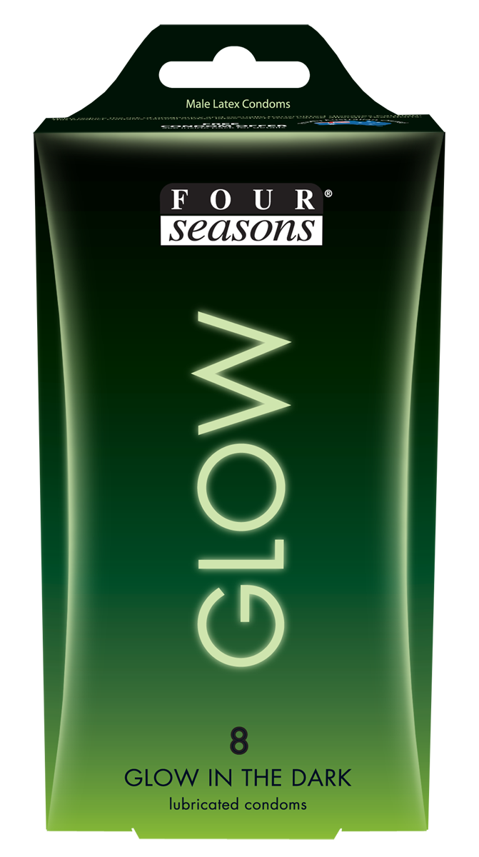 4 SEASONS GLOW CONDOMS 8 PACK
