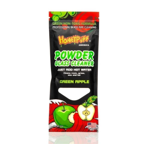 POWDERED GLASS CLEANER GREEN APPLE